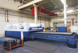 數(shù)控激光切割車間